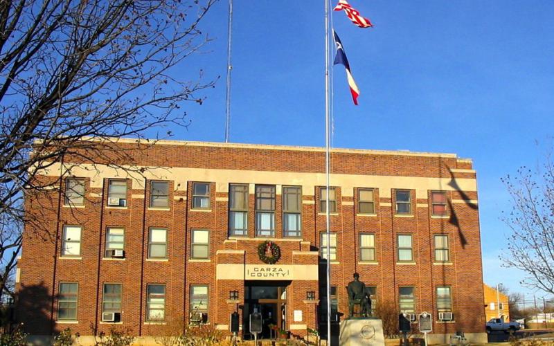 100+ YEARS OF HISTORY The Garza County courthouse, built in 1923, was the centerpiece of a centennial celebration with great fanfare in 2023. | STAFF PHOTO