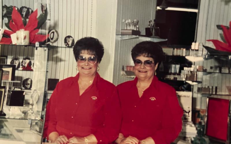 Twin’s Fashions are Lometa Epley and Loveta Josey.