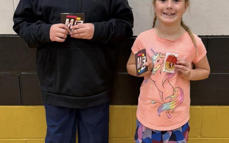 KIDS’ HEART HEALTH Joseph Gallegos and Kennedy Beck were recognized for their fundraising efforts during the Kids Heart Challenge celebration at Post Elementary School. SEE MORE PHOTOS ON PAGE 5| COURTESY PHOTO