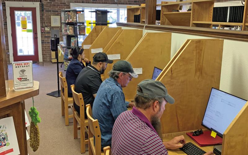 Post Public Library hosted the Texas Department of Criminal Justice on Aug. 27 to hire individuals for the Dalby facility. TDCJ anticipates training to begin on Wednesday, Sept. 17, and to begin accepting inmates towards the end of December or early January. | STAFF PHOTOS