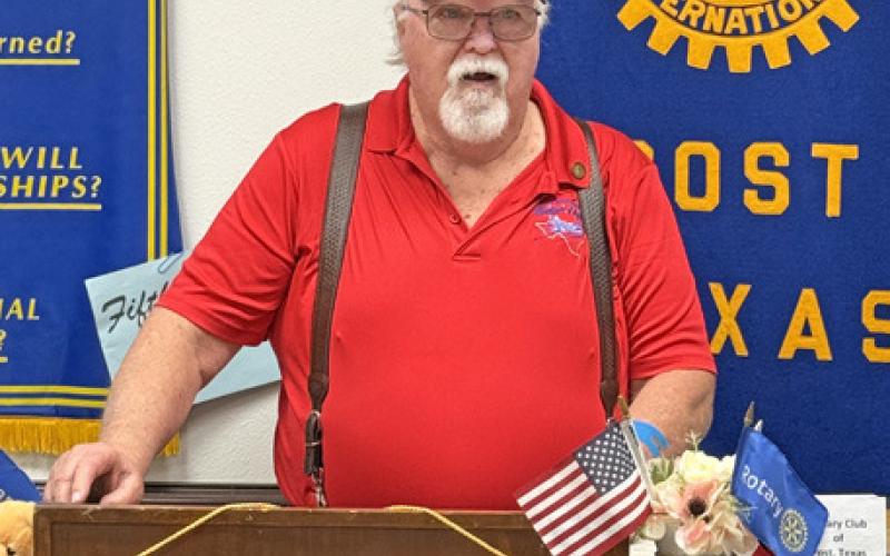 HONOR FLIGHT Post Rotary club hosted Terry Walkup.