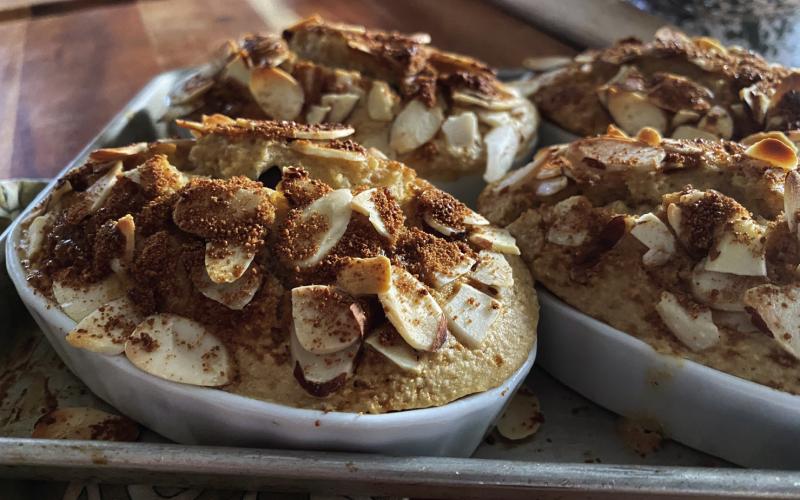 BAKED OATMEAL Baked Blueberry Oatmeal is a concept that allows you to create a baked good that is loaded with nutrition. Make it your own by adding any other fruit or topping. | ANGELINA LARUE PHOTO