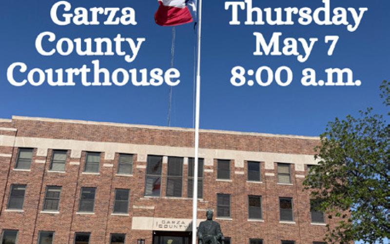 PRAYER GATHERING The Garza County Courthouse will host a National Day of Prayer gathering at 8 a.m. May 7 at the flagpole in Post. | STEPHANIE ALLE