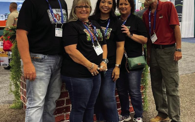 Last week, City Manager Rhett Parker, along with city employees Pamela Atkinson, Susan Collazo, Meg Nelson, and Eddie Pitts, attended the Texas Municipal League annual conference last week in Dallas. PHOTO PROVIDE