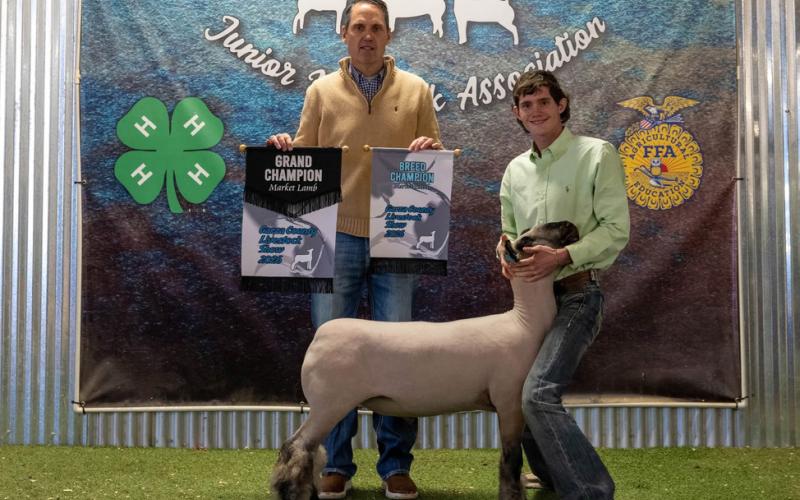 GRAND CHAMPION LAMB RYLAN MORRIS