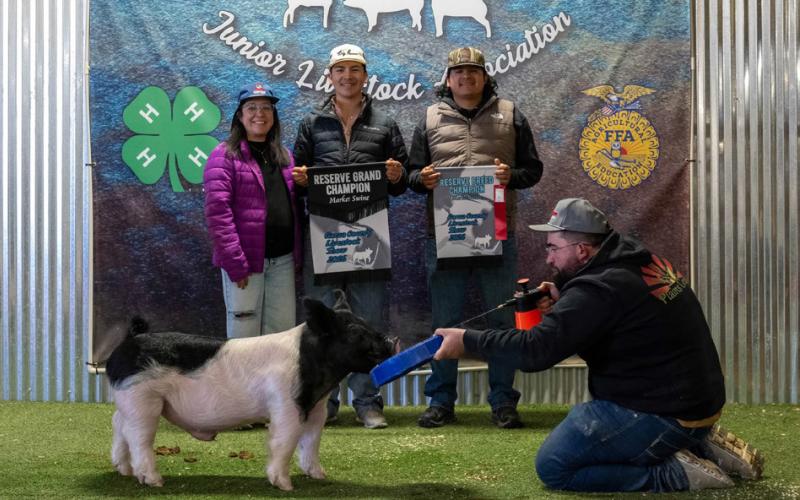 RESERVE GRAND CHAMPION SWINE MYLES RODRIGUEZ