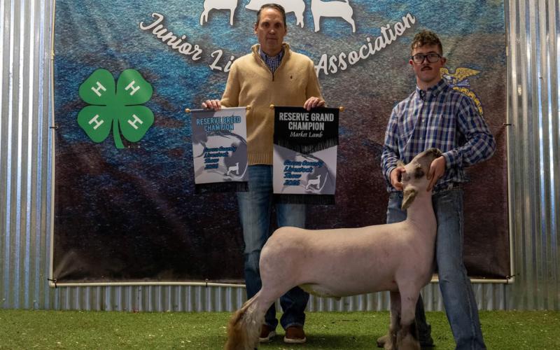 RESERVE GRAND CHAMPION LAMB KODY OSBORN