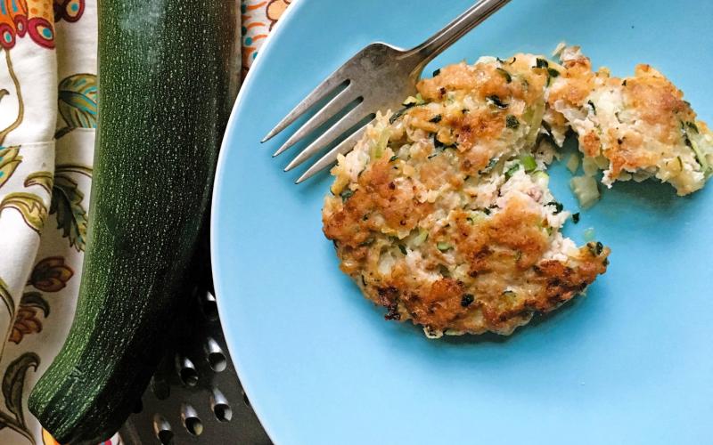 Zucchini fritters in for veggie victory
