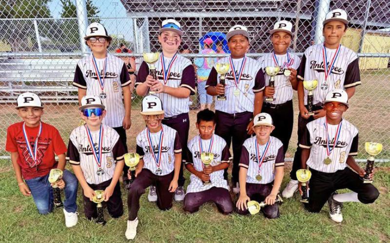 11/12 BASEBALL Back Row: Aidan Castro, Cooper Britton, Michael Martinez, Leslie White III, and Juan Gomez. Front Row: Salador Rodriguez, Rody Howard, Jorge Torres, Rafeal Trinidad, Levi Walkup, and Jkayden Woodard. | COURTESY PHOTO