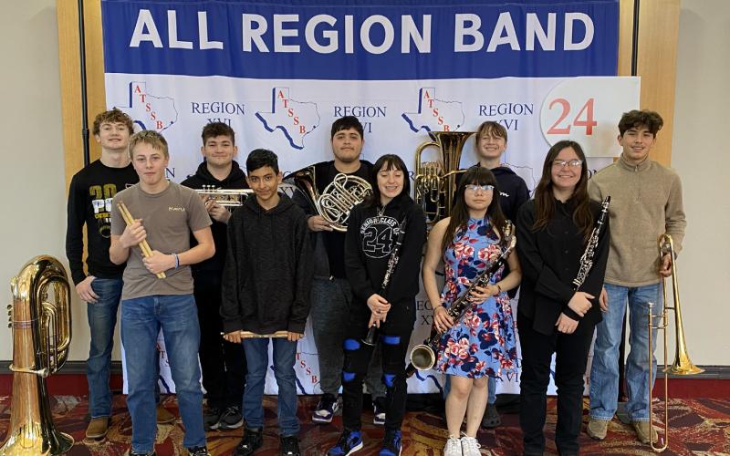 Pride of Post band All-Region, All-State honors announced