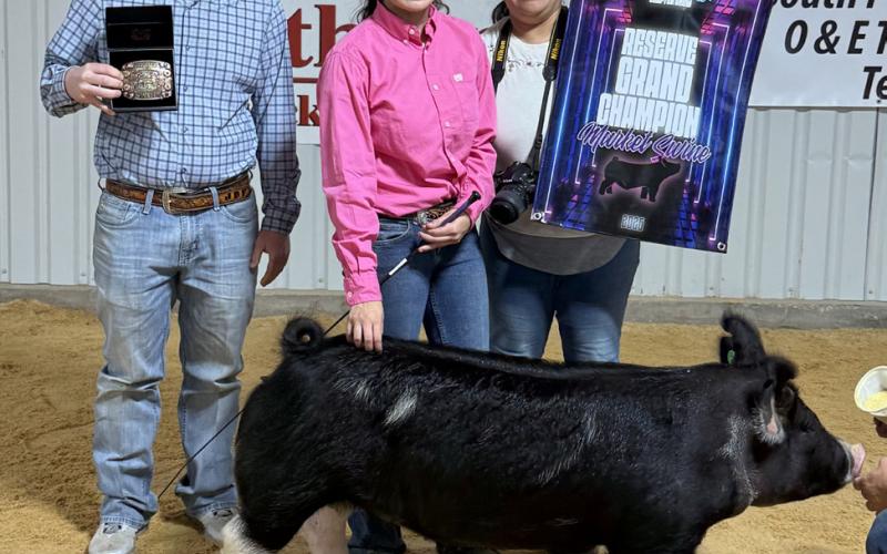 RESERVE CHAMPION SWINE JAZLYNN SANCHEZ