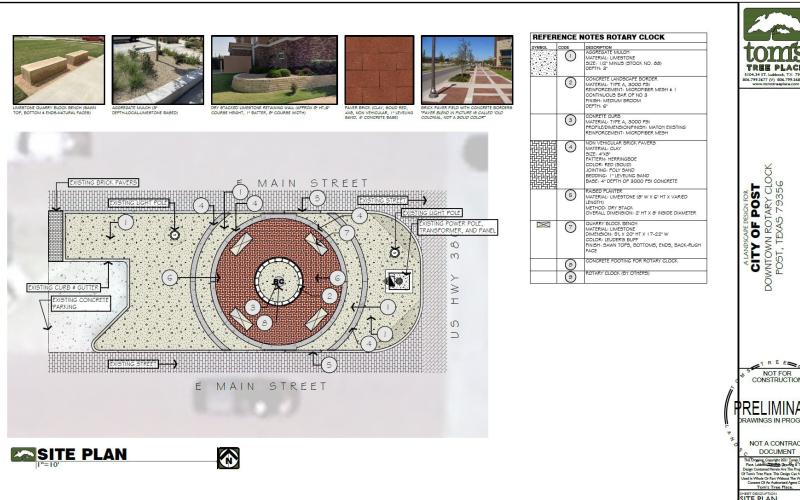Rotary Clock to anchor East downtown in Post