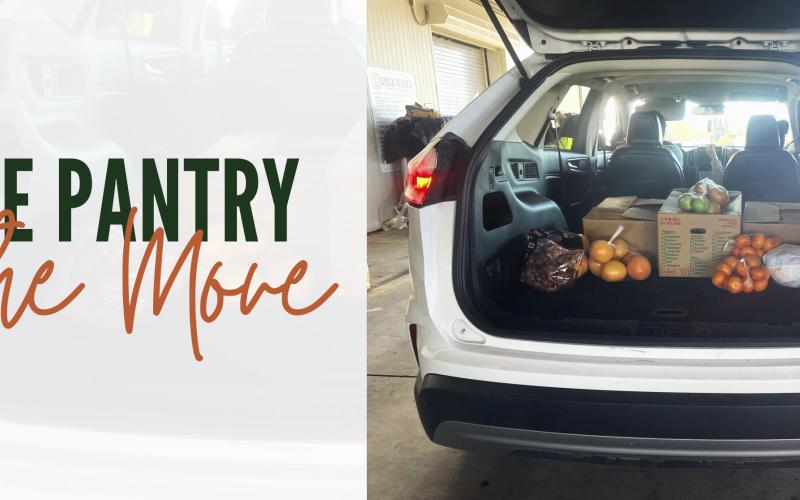 NEIGHBOR HELPING NEIGHBOR Residents of Garza County are served by a mobile food pantry from the South Plains Food Bank at Family Harvest Church, 812 W. 13th Street in Post, on the first Tuesday of every month at 2 p.m. | COURTESY PHOTO