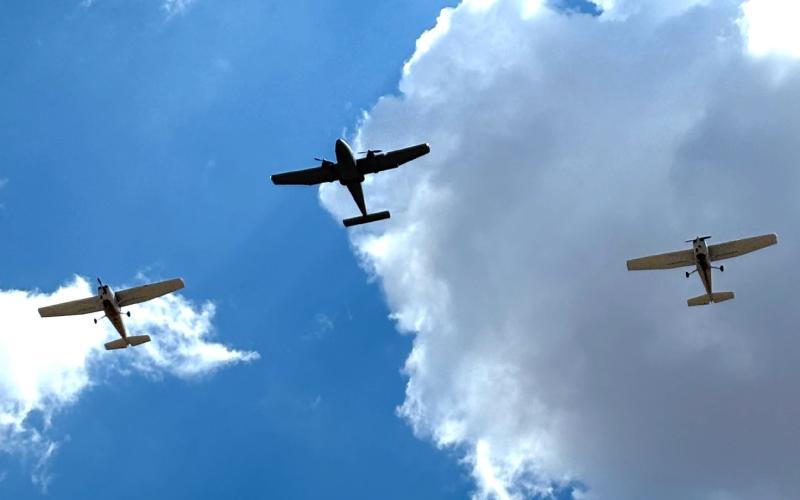 Life commemorating flyby