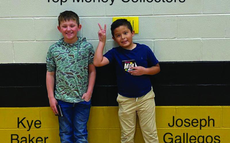 Kye Baker and Joseph Gallegos received Top Collectors honors for the KHC.
