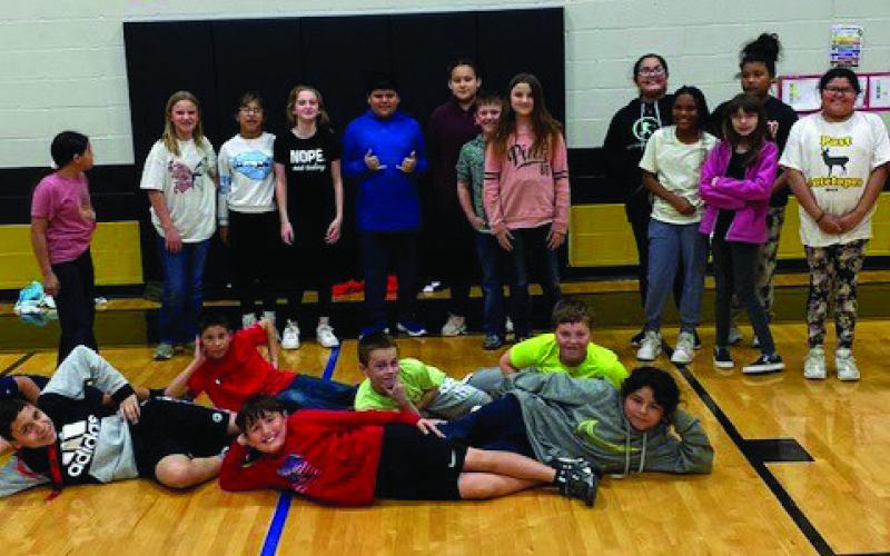 Mrs. Osborn’s fifth-grade class earned Top Class and challengers the teachers to Dodgeball.