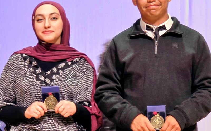 ALL-STAR CAST Rahaf Alomari, as Ophelia, and Adan Gonzalez, as Hamlet B, were named to the All-Star Cast. | COURTESY PHOTO