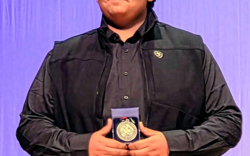 CAST HONORS Lazaro Barboza received Honorable Mention All-Star Cast honors for his portrayal of Polonius. | COURTESY PHOTO