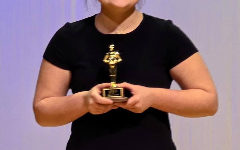 KHLOE SMITH was named Best Performer for her role as Hamlet A. | COURTESY PHOTO