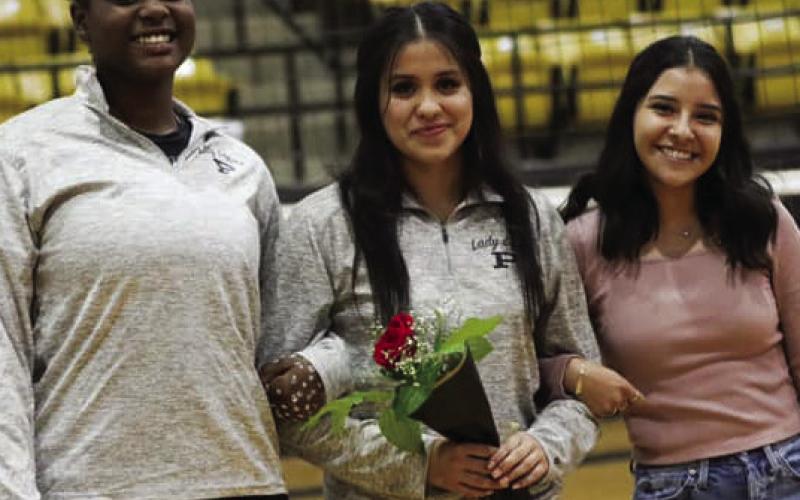 ALISHA ESPARZA Left to right Tramaya Johnson, Alisha Esparza and Chelsy Rodriguez