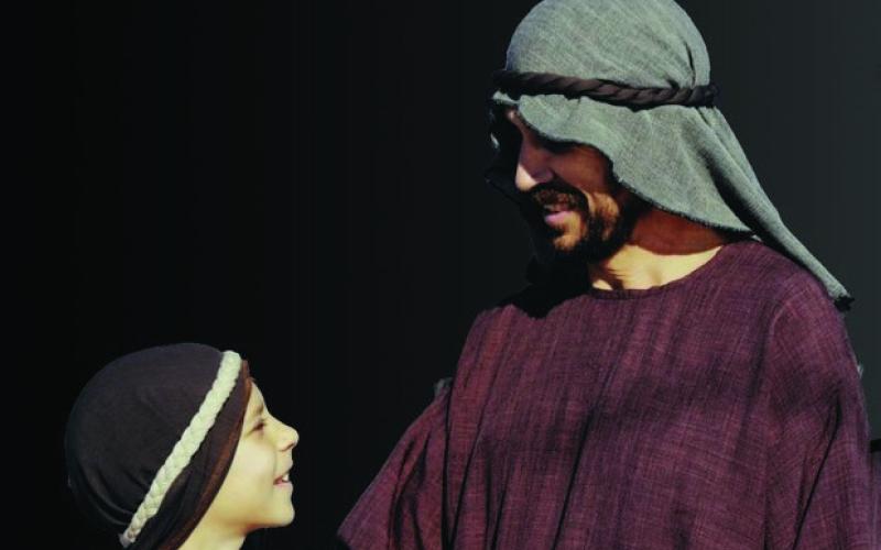 FAMILY ACTORS The Ragtown Gospel Theater welcomes new family actors Orynn Anciso (left) and Thomas Anciso (right) from Amarillo, TX. Together the father and son will play the relationship of Jesus and Joseph (son and earthly father) in the new production, ‘Jesus, Son of Man.’ | CHIP POLK PHOTO