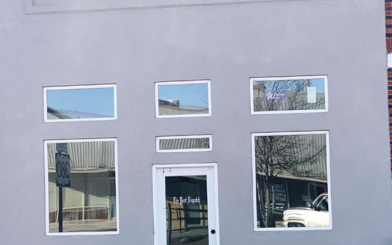 FAÇADE UPGRADE Winehouse at 127 used their Caprock Economic Development Corporation grant award of $7,015 to upgrade the façade on the old Post Dispatch newspaper building. | ANNA GIBSON PHOTO