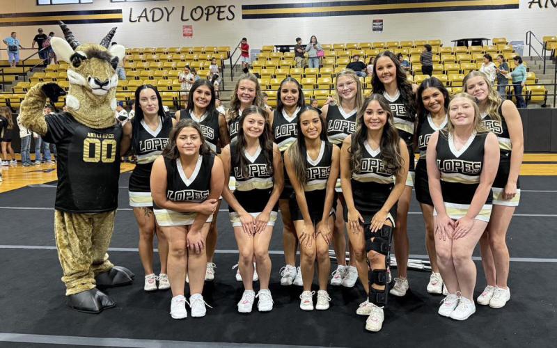 MEET THE LOPES Monday, Post ISD hosted an event put on by the Post Booster Club for area fans to come out and meet the fall sport Antelopes and Lady Lopes. Junior High and HS cheer, cross country, football and volleyball were all recognized, with a performance by the Pride of Post Marching Band. | COURTESY PHOTOS