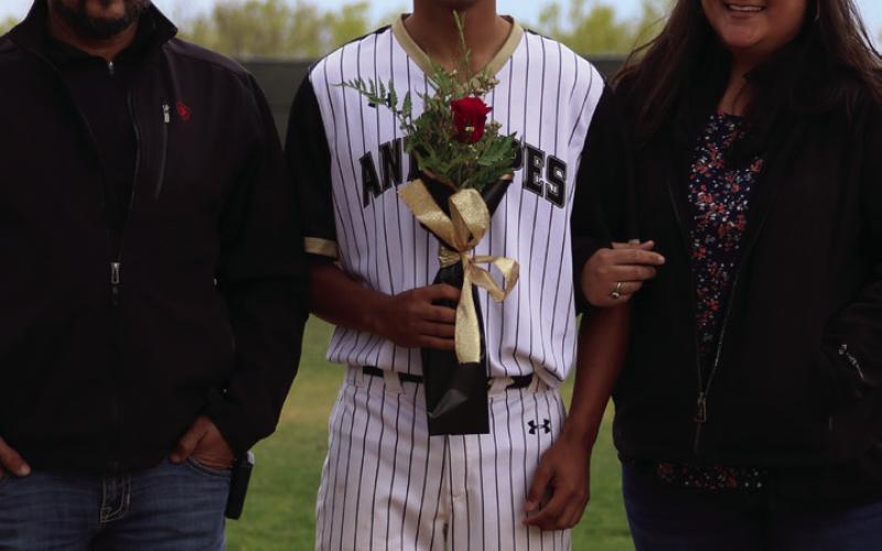 Sebastian Chapa escorted by: Victor and Adriana Chapa