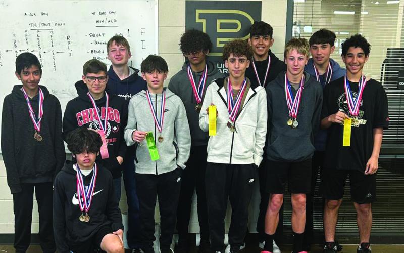 Post Junior High competes at district meet