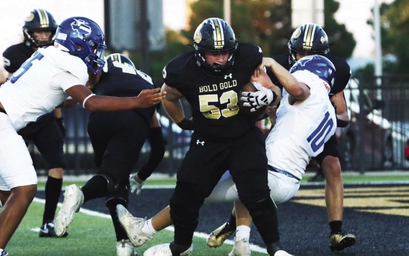 UNDEFEATED The Post Antelopes are walking with their heads up following a grand victory from Friday night’s game with the Farewell Steers and a score of 59-6. | KHLOE SMITH PHOTO