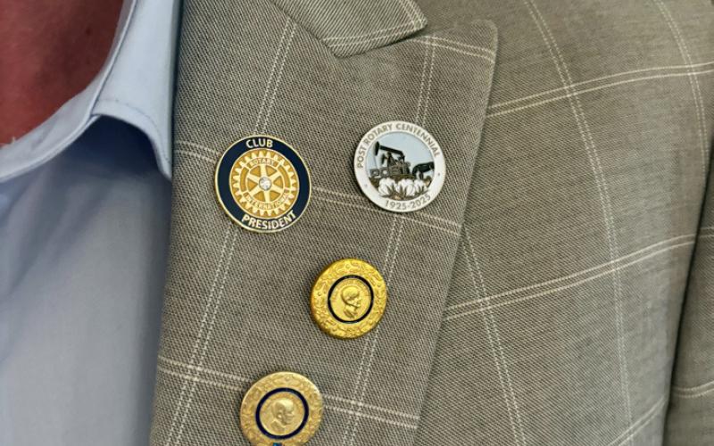 Post Rotary club pins seven new, plus Paul Harris Fellows