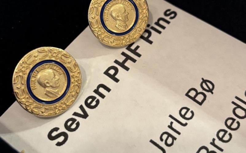 Post Rotary club pins seven new, plus Paul Harris Fellows