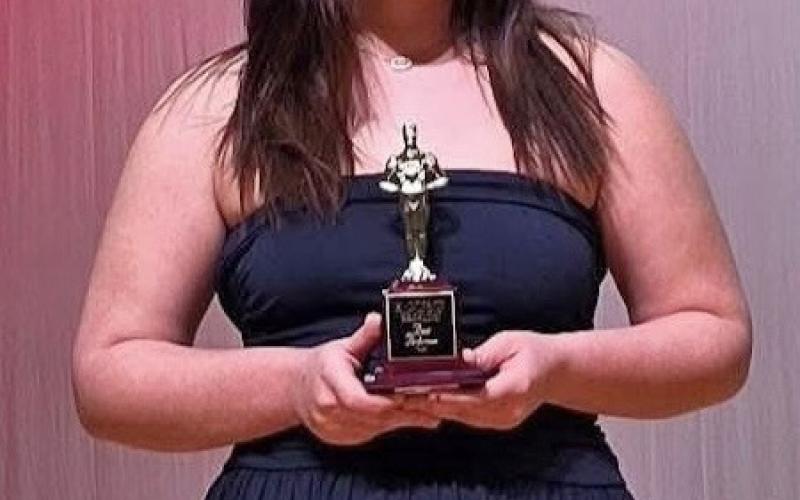 STAR PERFORMANCE Khloe Smith earned All-Star Cast honors at the UIL Area contest with her role as Hamlet B. | COURTESY PHOTO
