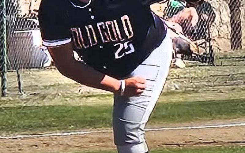 FIRST PLACE The Post High School Antelopes had a first-place finish at the Rock Field Tournament in Hamlin. Pitcher Erik Garcia delivers to the plate during tournament action. | COURTESY PHOTOS