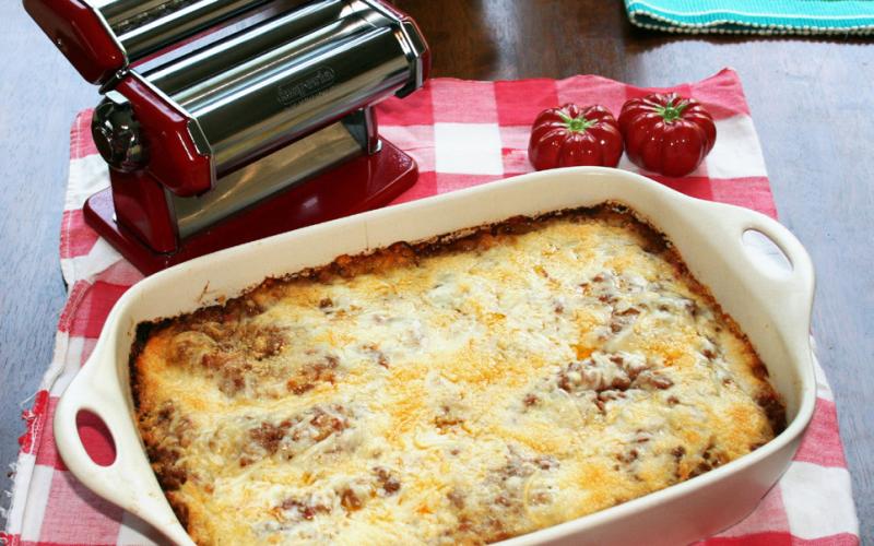 WITH A PASTA MACHINE, I have used this lasagna recipe for years, tweaking it from time to time. | ANGELINA LaRUE PHOTO