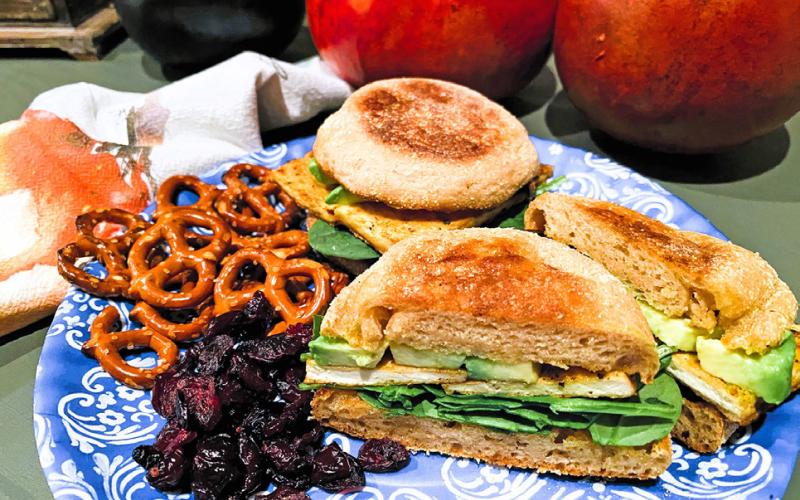 ENGLISH MUFFINS are the simple foundation for this tasty twist on a turkey sandwich. | ANGELINA LaRUE PHOTO