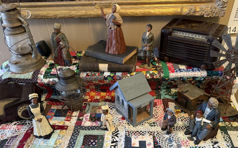 BLACK HISTORY MONTH, FEBRUARY A Black History Month display at the Garza County Museum highlights prominent Black leaders and historical figures. | POST DISPATCH