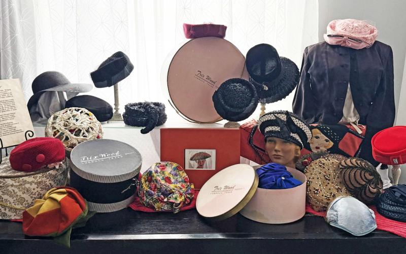 HATS OFF A collection of elegant and whimsical hats once owned by Ruby Kirkpatrick is featured at the Garza County Museum, offering visitors a glimpse into the fashion and traditions of years past. SEE MORE ON PAGE 8. | POST DISPATCH