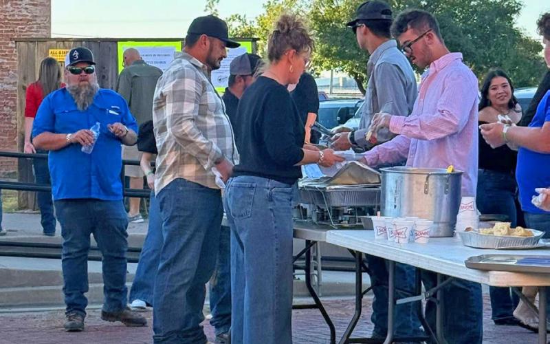 GALA DINNER Garza County Junior Livestock Association held their third annual gala outdoors at Winehouse at 127 last Saturday. The association raised over $15,000 from supporters through donations, table sales and auction items. | BELLA HAYEK &amp;amp; RYLAN MORRIS PHOTO