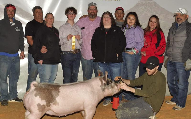 Kody Osborn a Post FFA member, on his 5th place Cross Gilt at the San Angelo Stock Show and Rodeo! Way to go!