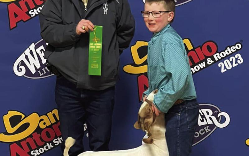 Congratulations to Keithland Wink on his 6th place commercial doe at the San Antonio Stock Show and Rodeo! Great Job! Keithland is a third grader at Post Elementary and a member of the Post FFA. Photos Provided