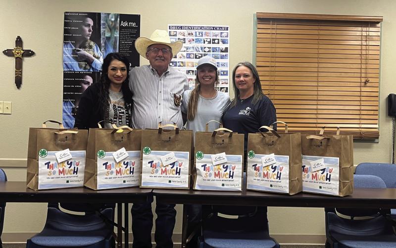 GARZA COUNTY 4-H SAYS THANK YOU