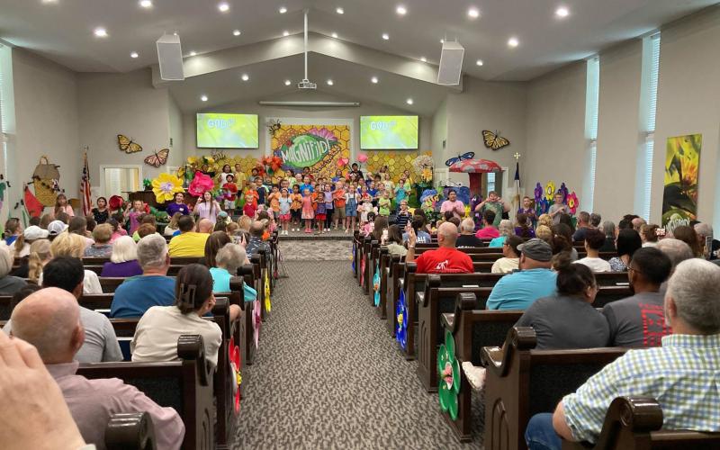 BIG DEAL The First Baptist Church of Post held their annual Vacation Bible school June 15-19 with over 120 participants from volunteers to attendees. The school discovered the bigness of God in the smallest of things. | COURTESY PHOTO