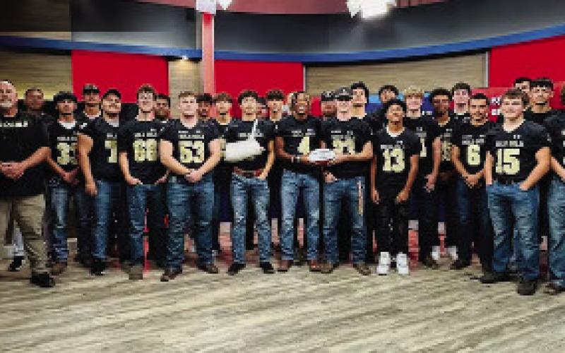 TEAM OF THE WEEK The team’s success is due to the remarkable players, dedicate coaches, and encouraging atmosphere, emphasizing a traditional venue for football. Hard work from the players has truly paid off. | COURTESY PHOTO FROM KCBD TV
