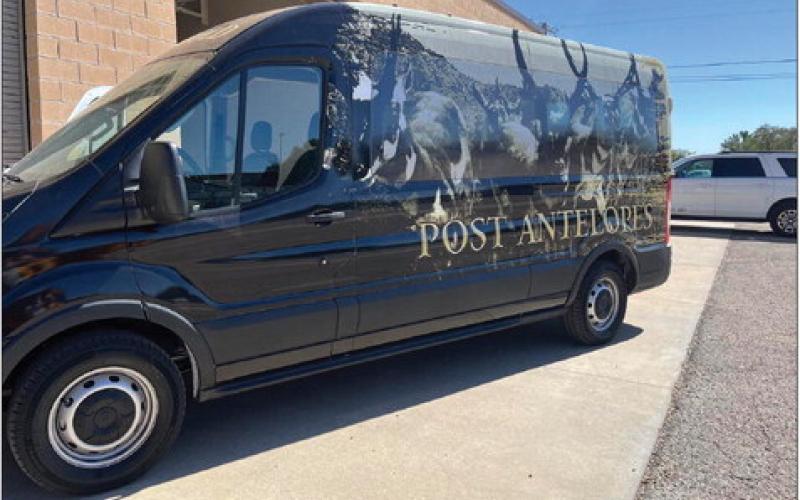 RIDING IN STYLE Antelopes will be riding in style! A new nine-passenger van is all decked out and ready to hit the road with students competing in UIL or other school activities. The district leadership has made sure PISD student have safe modes of transportation representing the Antelopes. | COURTSEY PHOTO