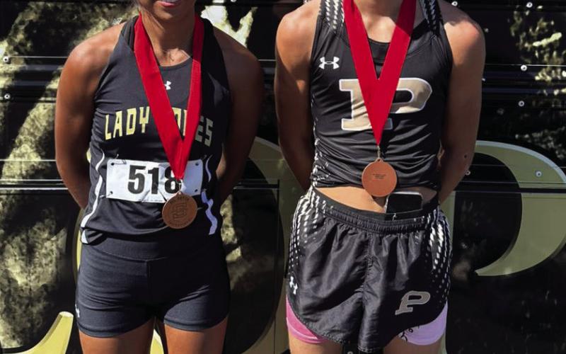 CROSS COUNTRY Post Cross Country hit the trail Sunday, Sept. 29, at Sundown. Yuriana Hernandez finished 12 in the HS Girls division and Za’Kobi Pena finished 14 in the HS Boys division. The HS girls team finished 7 out of all teams and 3 out of the 2A teams. The next race for Bold Gold Cross Country will be District at Mae Simmons on Oct. 7. | PHOTO PROVIDED