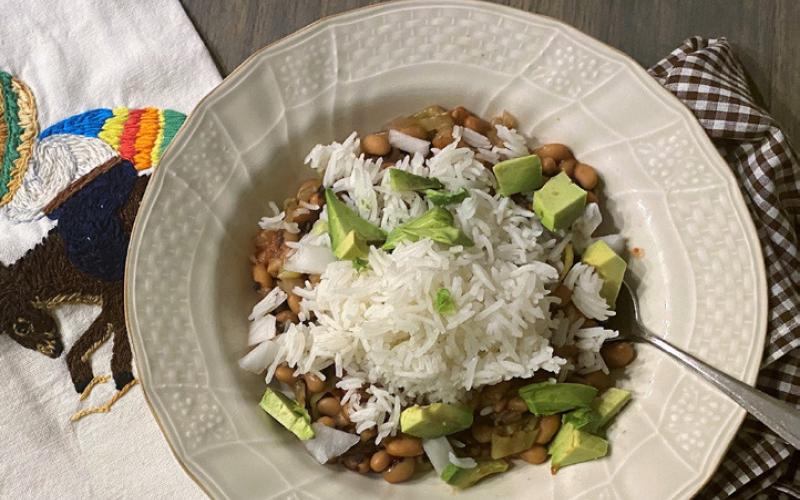 Black-eyes Peas and Rice