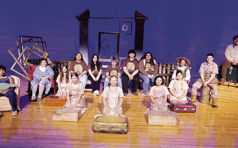 STATE RESULTS Post One Act Play cast, crew, and directors performed at the State contest in Austin, TX, on May 13. Khloe Smith was selected as the 2A All-Star Cast, and Adan Gonzalez was selected as the 2A Honorable Mention All-Star Cast. Congratulations! | COURTESY PHOTO
