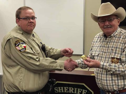 Sheriff Terry Morgan announced that Deputy Travis Johnson has been promoted to Sergeant of Patrol. Johnson has been with Garza County since April 2020. Sheriff Morgan said, “Travis has been a proven leader in patrol since he started with this office.” Congratulations Sergeant Johnson. Photo Provided