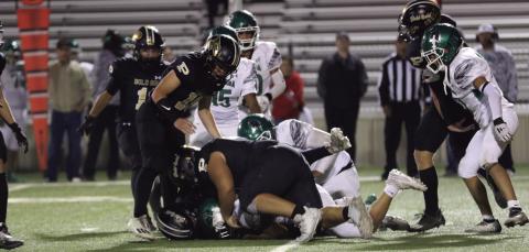 UNSTOPPABLE LOPES The Post Bold Gold Antelopes dominated and outran the Floydada Whirlwinds on Senior Night Friday, November 1, to a 73-3 victory. The Bold Gold are now 9-0 on the season and are tied for first place in the district standings. | KLHOE SMITH PHOTO